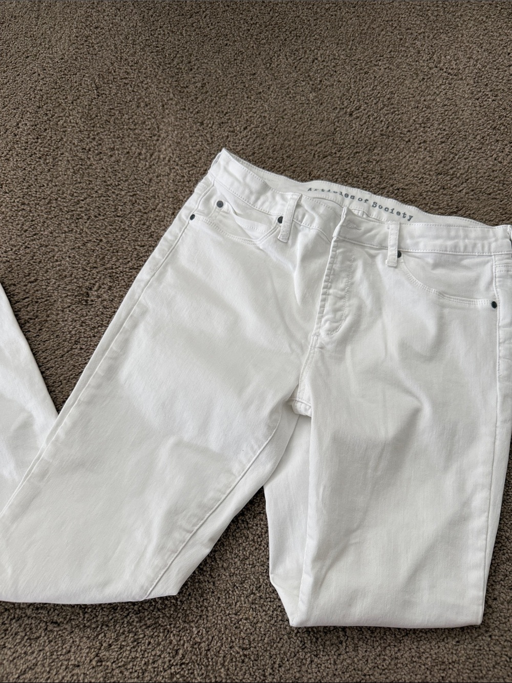 Articles Of Society White High-Rise Jeans size 31